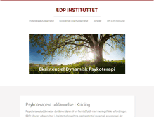 Tablet Screenshot of eksistentiel-psykoterapi.com